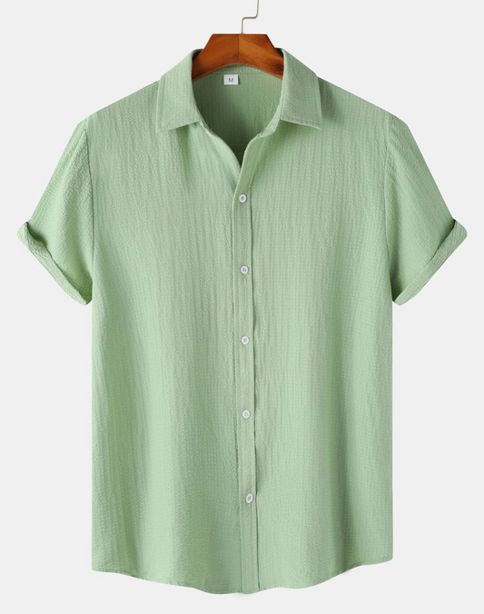 Jules | Chemise Boutonné Pour Hommes | Manche Courte