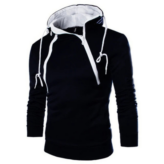 Medard | Sweat à Capuche Stylisé Pour Hommes | Demi-Fermeture éclair
