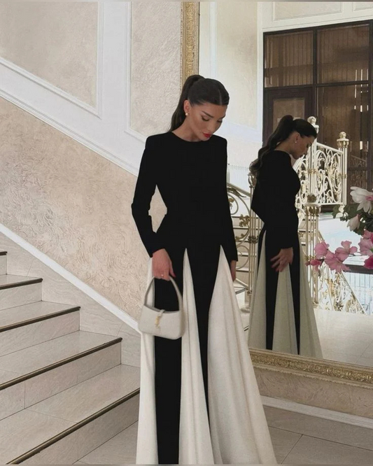 Robe de Soirée Avec Détails Epissés Pour Femme | Maxi