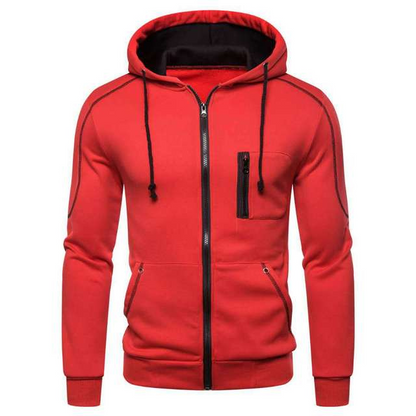 Arthur | Sweat à Capuche Stylisé Pour Hommes | Fermeture à éclair