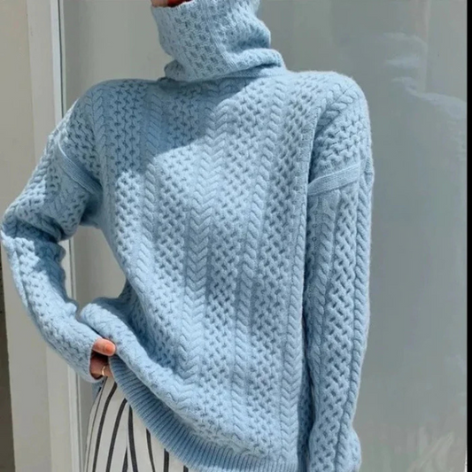 Pull Col Roulé Pour Femme | Chaud