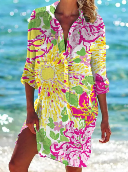 Robe de Plage Vibrante Pour Femme | Mini