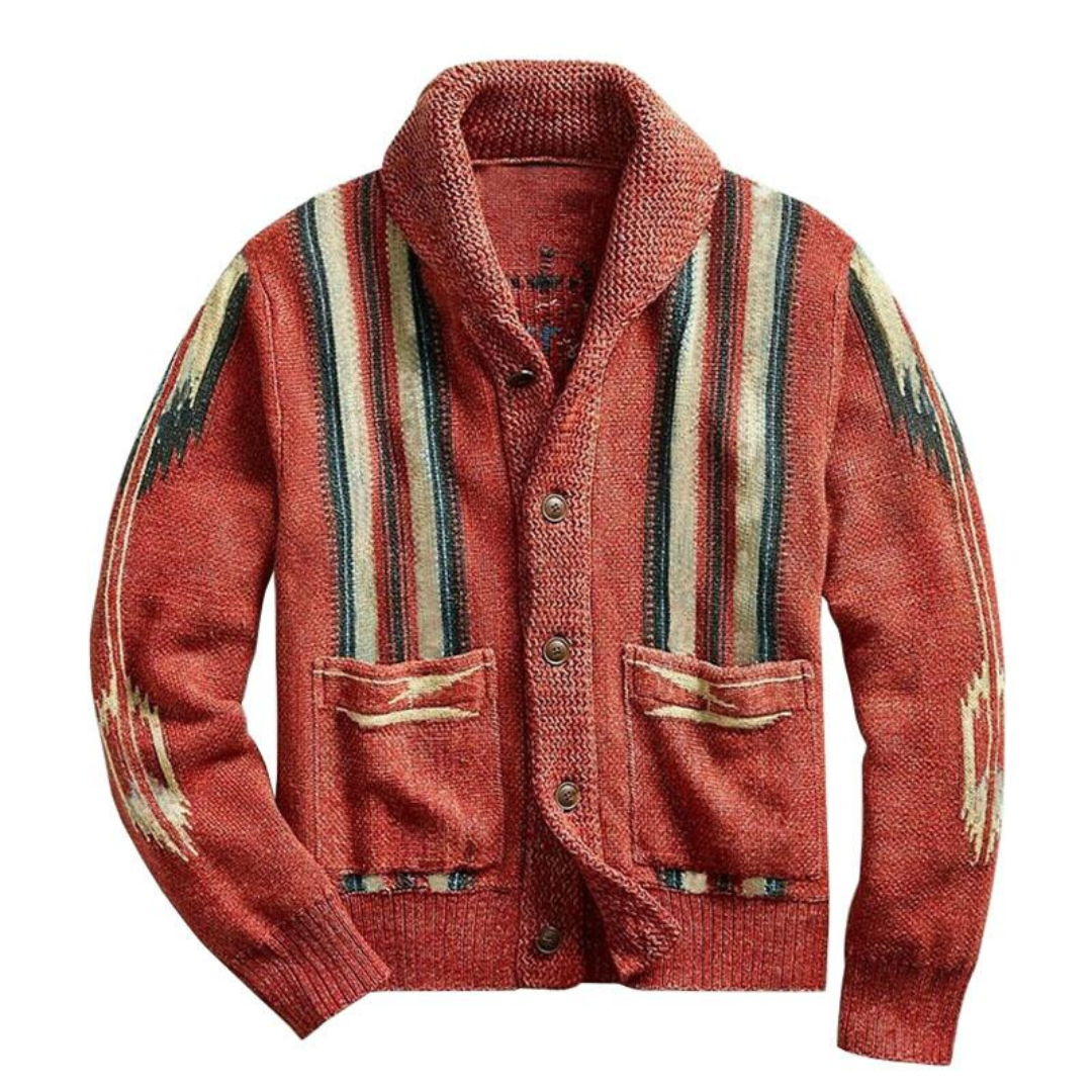 Nolan | Cardigan Vibrante Pour Hommes | Chaud