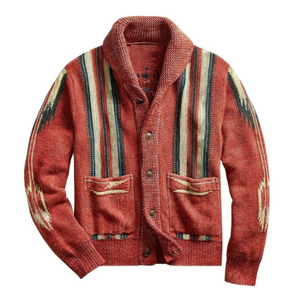 Nolan | Cardigan Vibrante Pour Hommes | Chaud