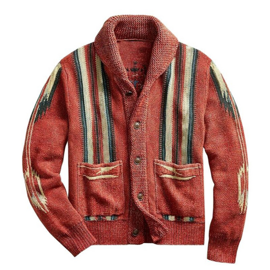 Nolan | Cardigan Vibrante Pour Hommes | Chaud