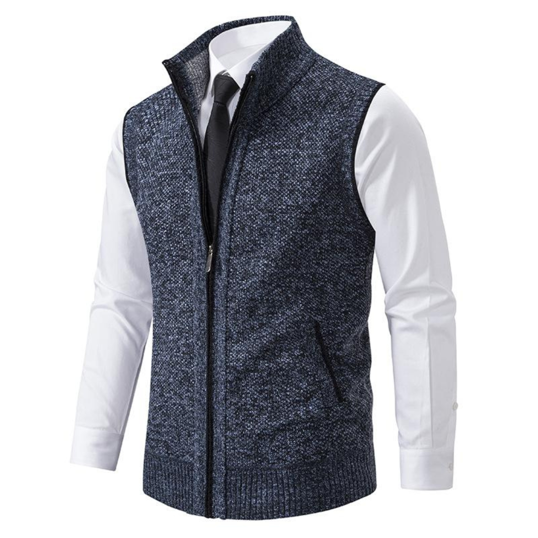 Gilet Fermeture Éclair Pour Hommes | Chaud