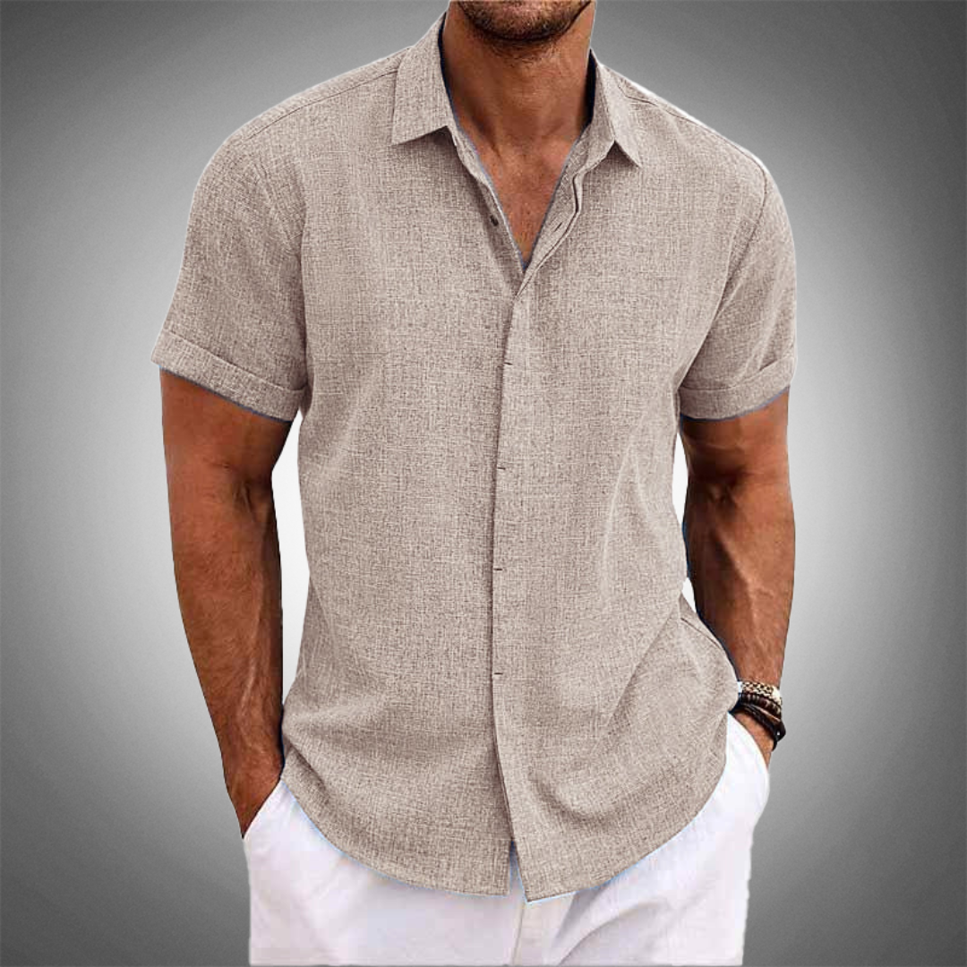 Chemise Décontracté Pour Hommes | Manche Court