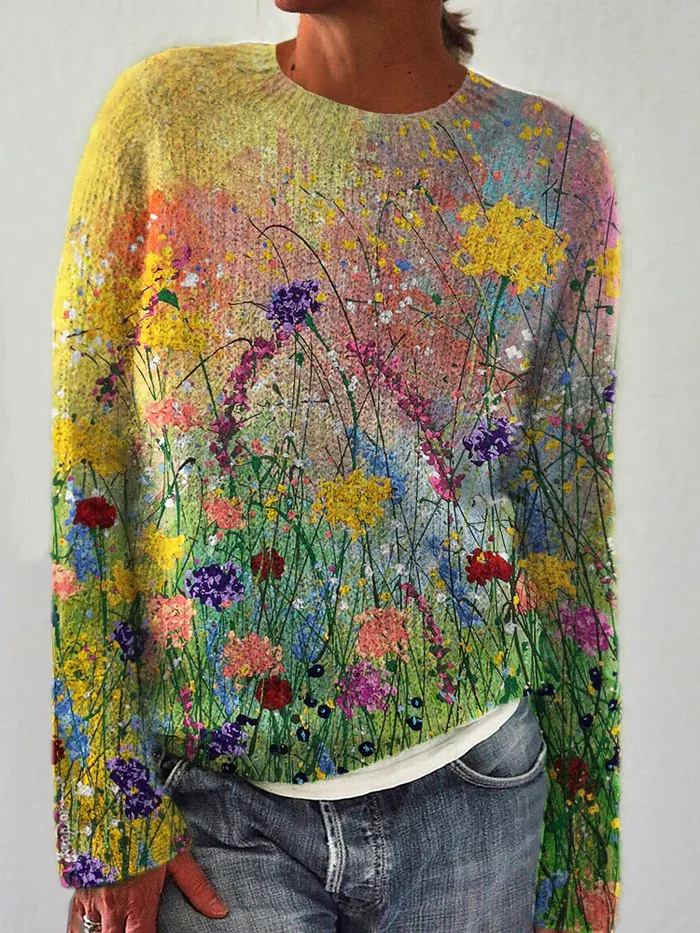 Pull Artistique Pour Femme | Chaud