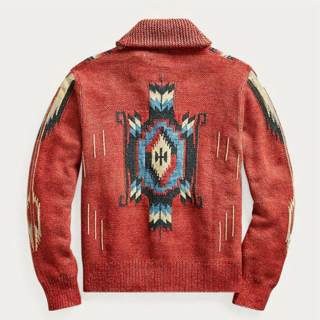 Nolan | Cardigan Vibrante Pour Hommes | Chaud