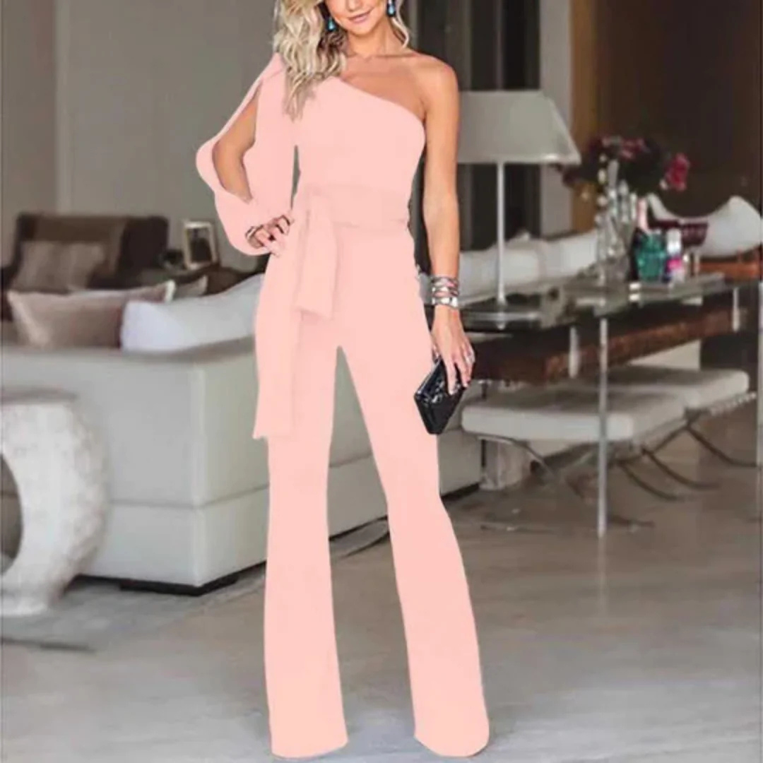 Combinaison Glamour Pour Femme | Manches Longues à Epaule Unique