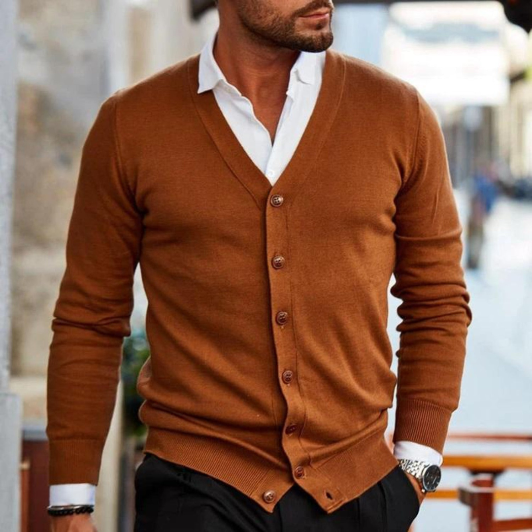 Philip | Cardigan Chaud Pour Hommes | Décontracté