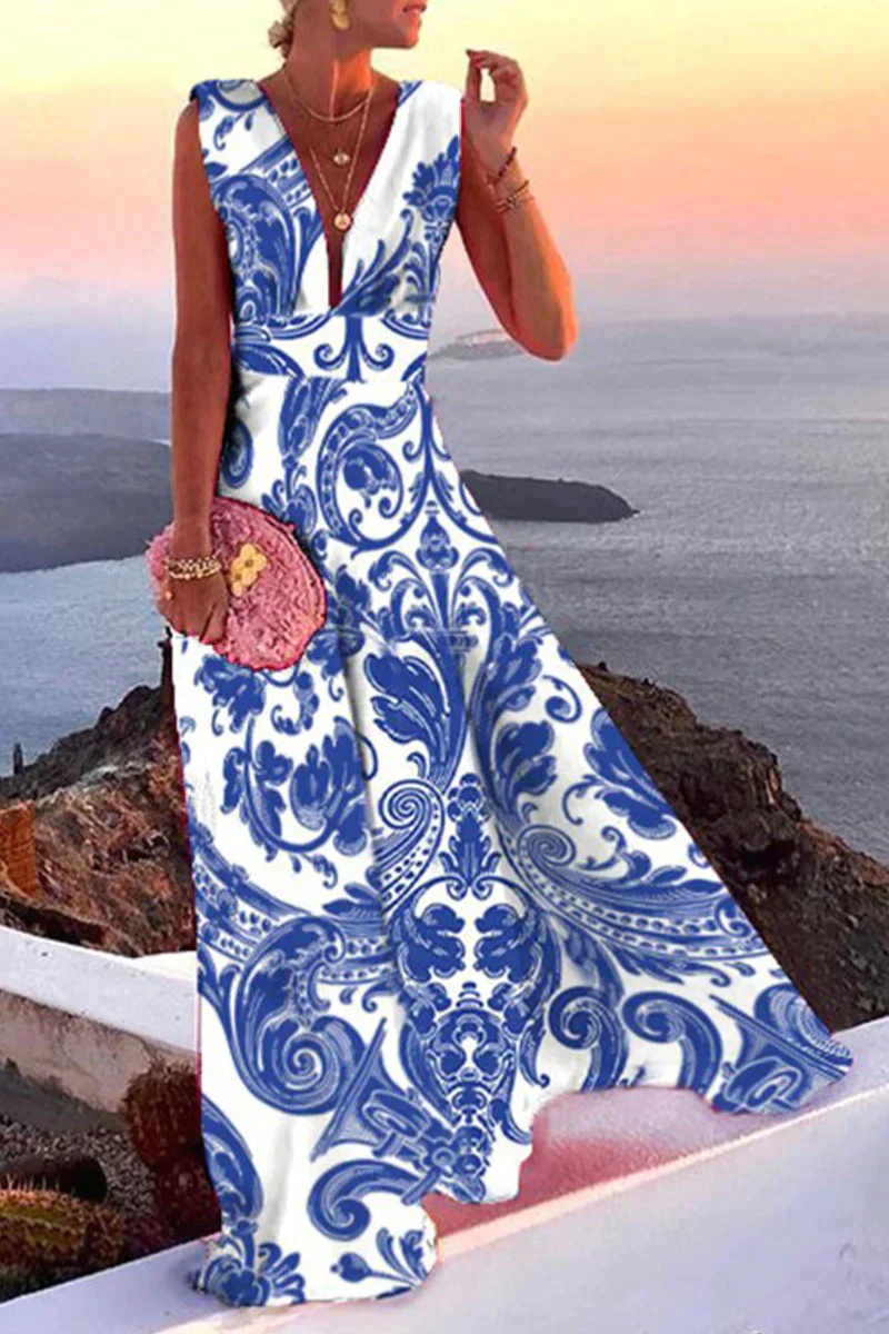 Robe d'été Elégant Pour Femme | Maxi