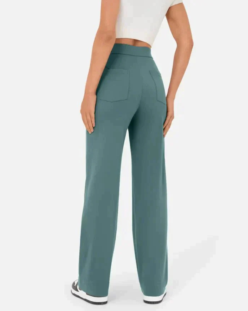 Ines | Pantalon Élastiqué pour femme | Taille haute