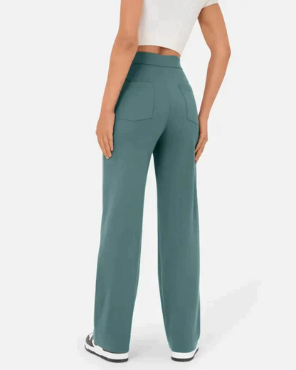 Ines | Pantalon Élastiqué pour femme | Taille haute