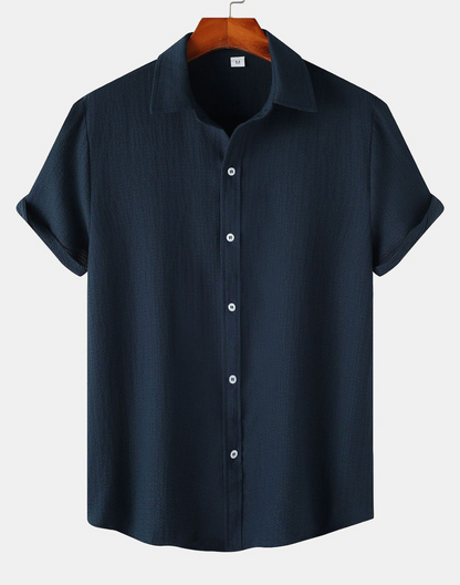 Jules | Chemise Boutonné Pour Hommes | Manche Courte