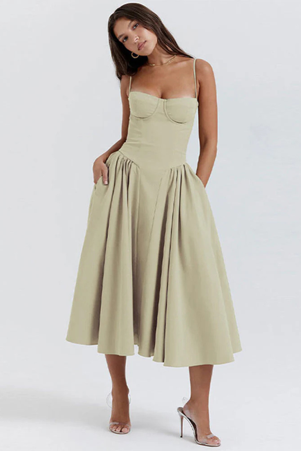 Robe d'été Flatteuse Pour Femme | Midi