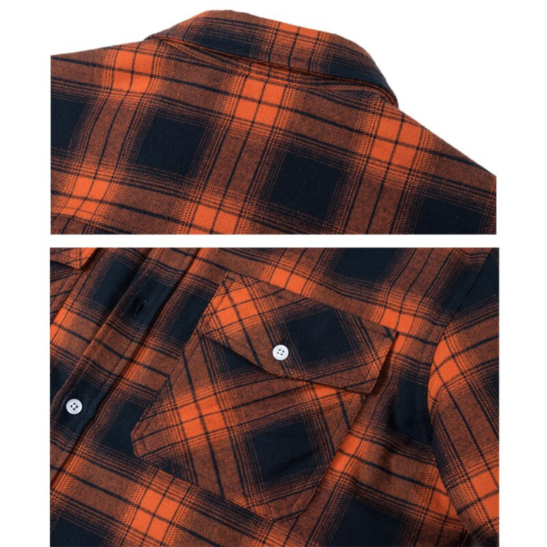 Veste À Carreaux Pour Hommes | Court