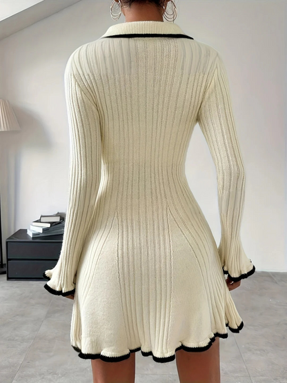 Robe Pull Tricotée Pour Femme | Mini