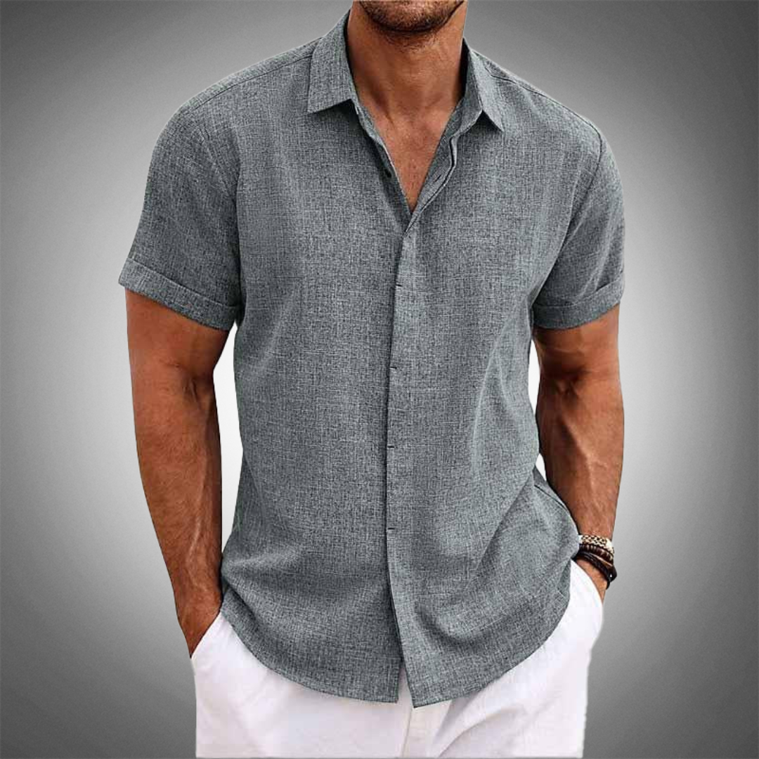 Chemise Décontracté Pour Hommes | Manche Court