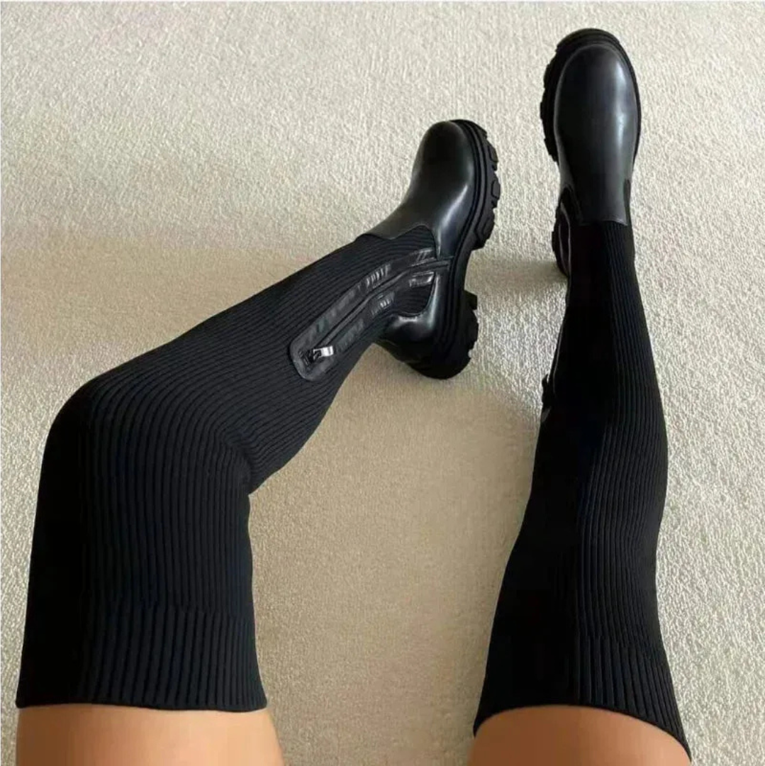 Bottines Montant Pour Femme | Tricoté