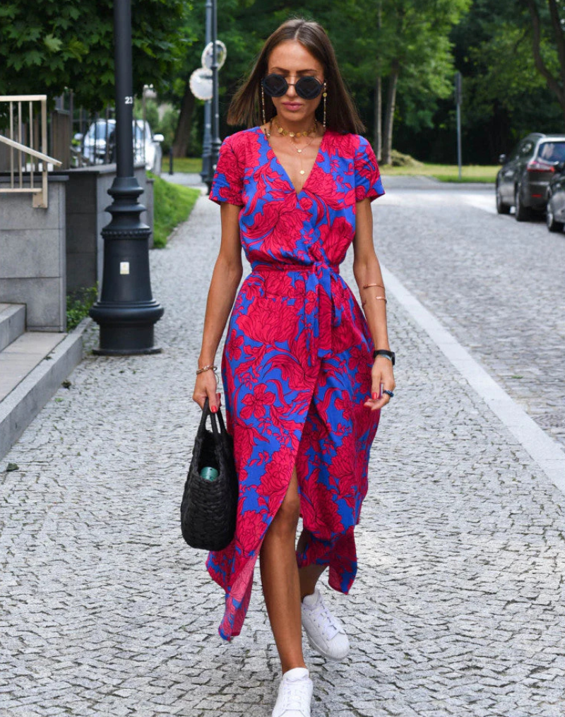 Robe d'été Imprimé Pour Femme | Maxi