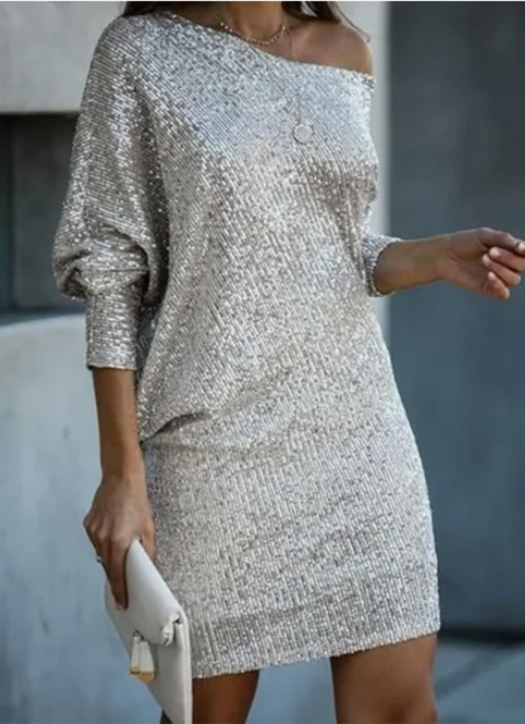 Robe à Paillettes Rayonnant Pour Femme | Mini