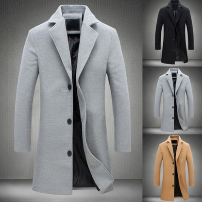 Robert | Manteau Sophistiqué Pour Hommes | Longue
