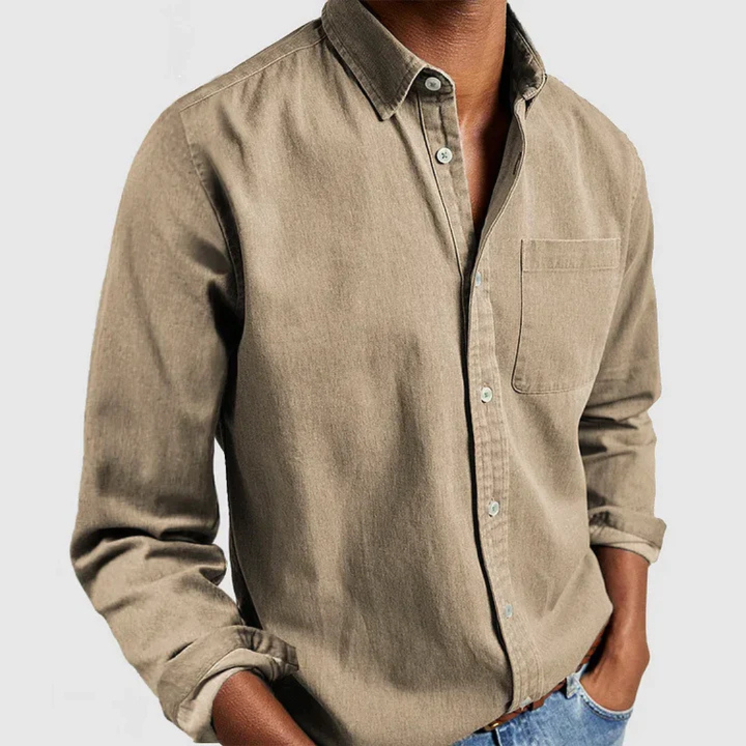 Patrick | Chemise Polie Pour Hommes | Longue Manche