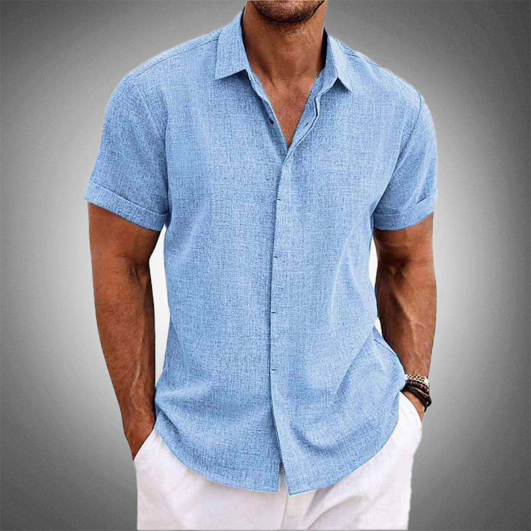 Chemise Décontracté Pour Hommes | Manche Court