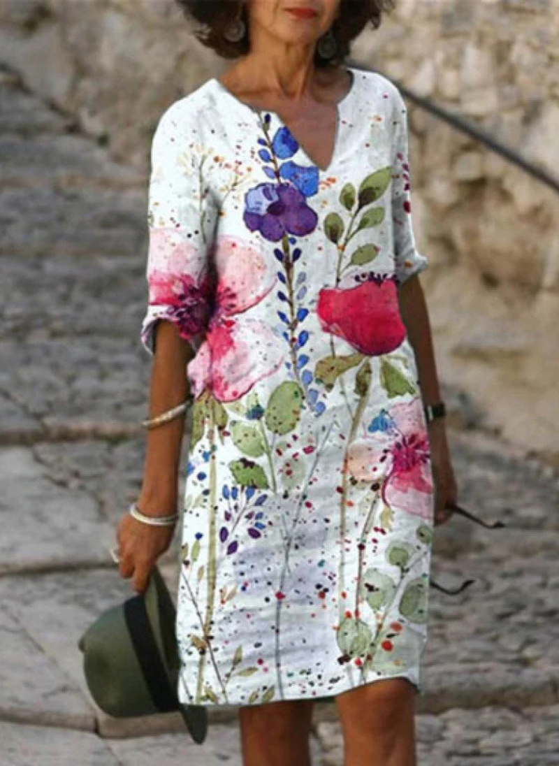 Robe d'été Fleurie Pour Femme | Midi