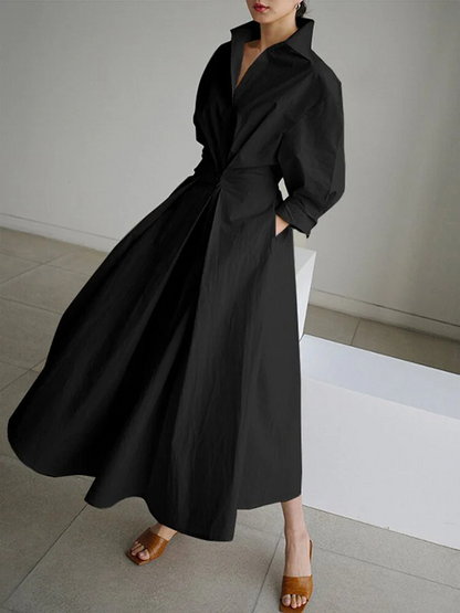 Robe Chemise Classique Pour Femme | Maxi