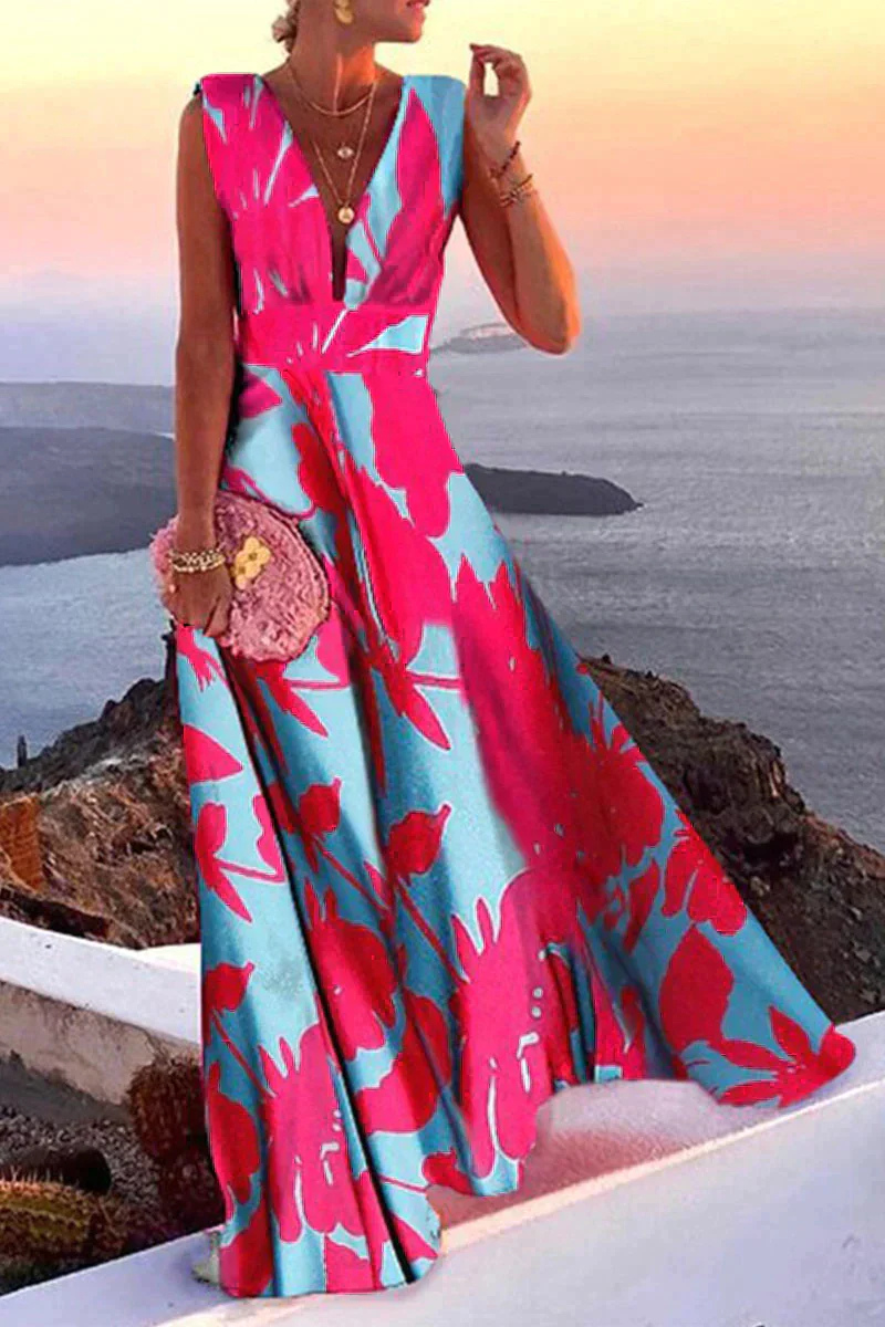 Robe d'été Elégant Pour Femme | Maxi