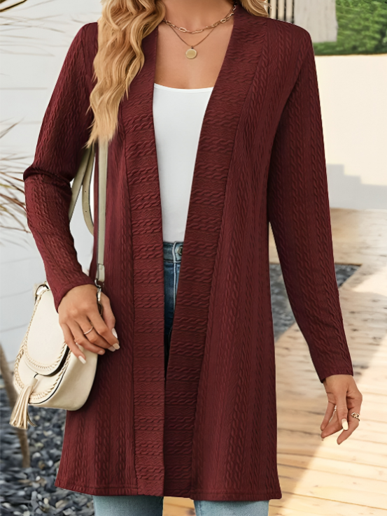 Melissa | Cardigan Gaufré Pour Femme | Chaud