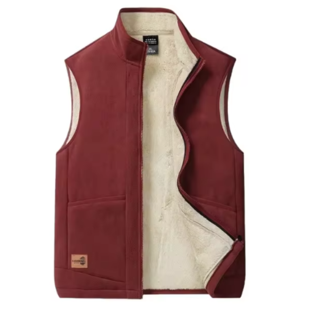 Veste Doublé Pour Hommes | Fermeture Éclair