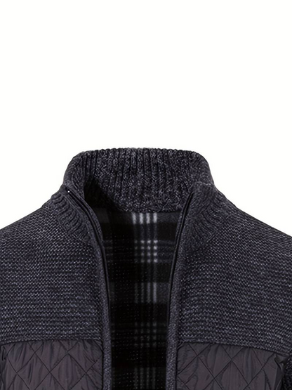 Aksel | Cardigan Chaud Pour Hommes | Fermeture éclair