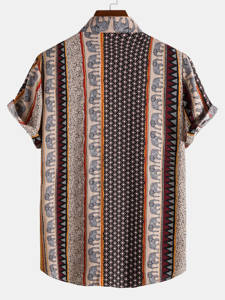 Bjorn | Chemise Raffiné Pour Hommes | Manche Courte