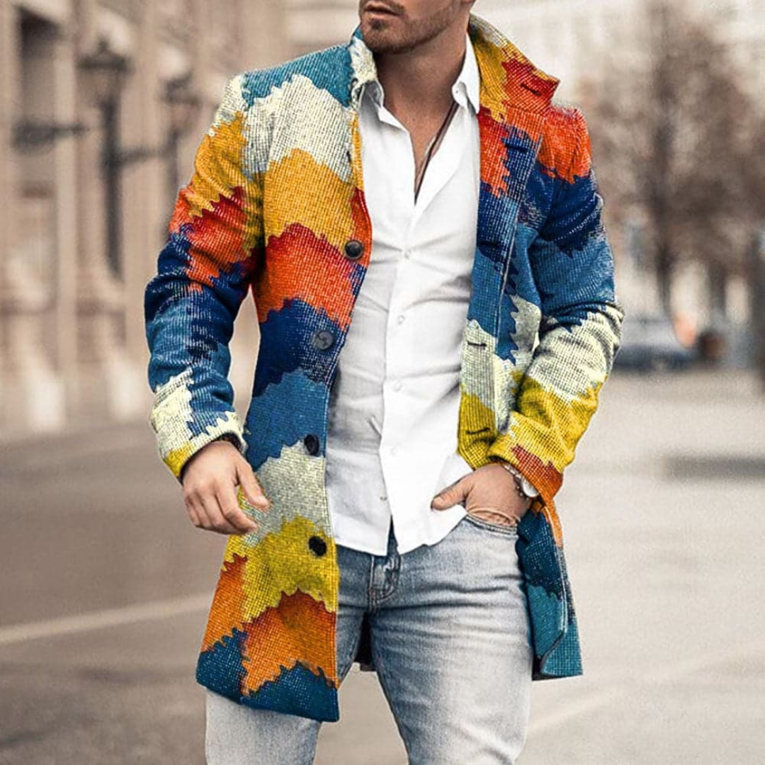 Manteau Sophistiqué Pour Hommes | Longue
