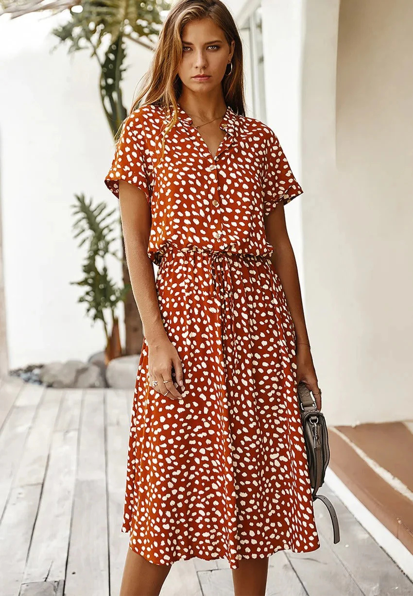 Robe d'été Elégant Pour Femme | Midi