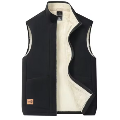 Veste Doublé Pour Hommes | Fermeture Éclair
