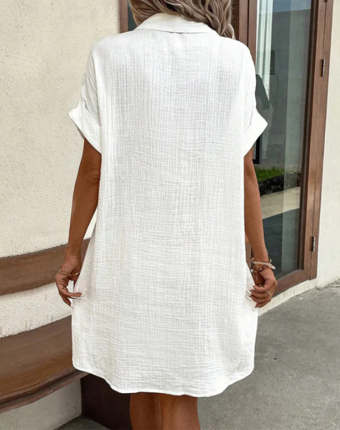 Robe Chemise Butonné Pour Femme | Mini