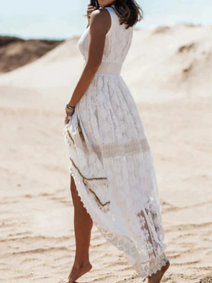 Robe d'été  en Dentelle Pour Femme | Maxi
