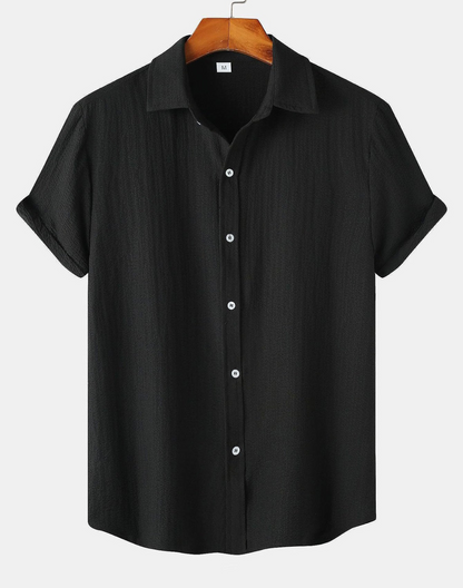 Jules | Chemise Boutonné Pour Hommes | Manche Courte