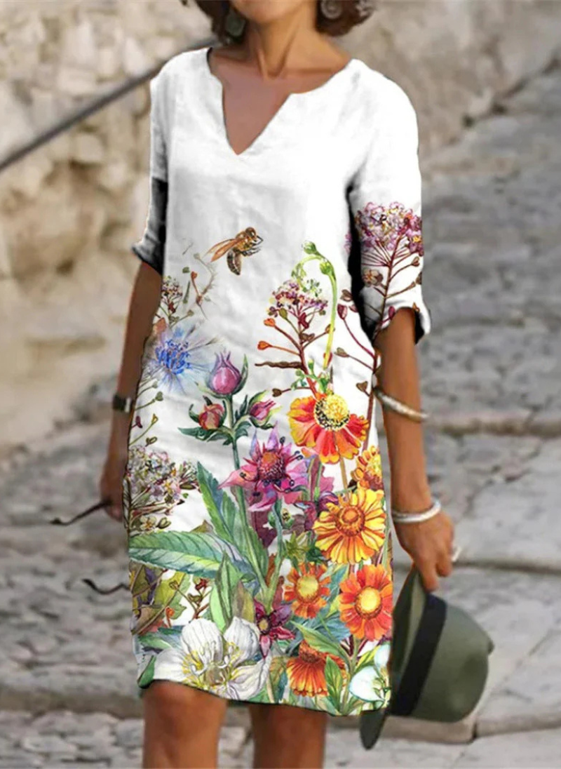 Robe d'été Fleurie Pour Femme | Midi