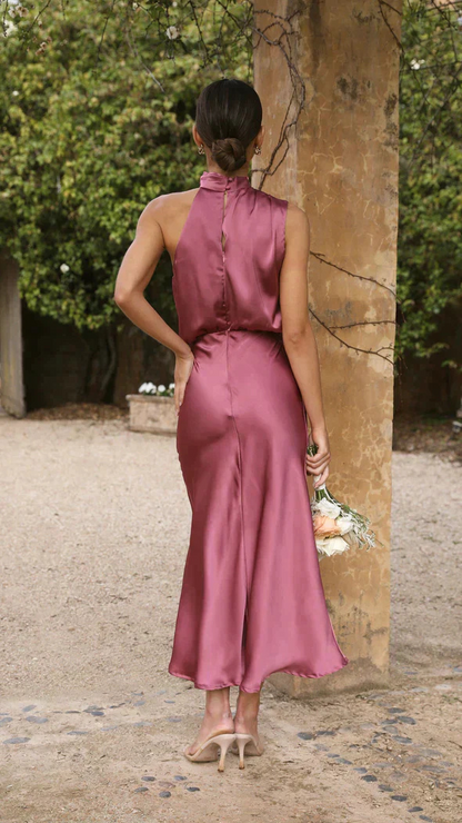 Robe d'invitée de Mariage Brillant Pour Femme | Maxi