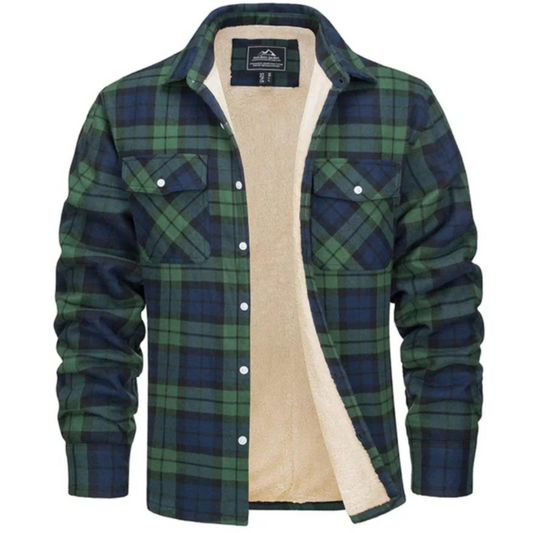 Veste À Carreaux Pour Hommes | Court