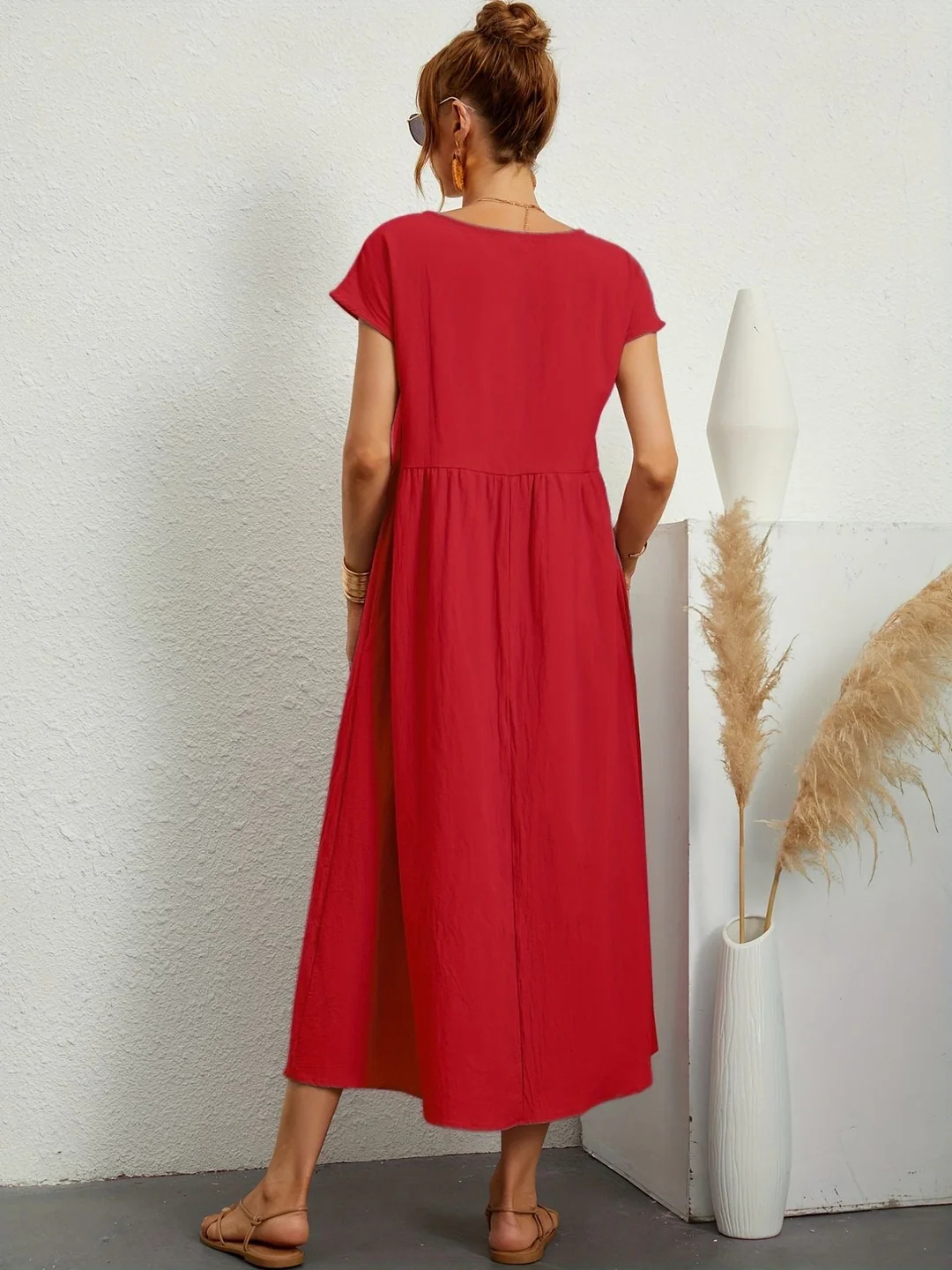 Robe d'été Minimaliste Pour Femme | Midi