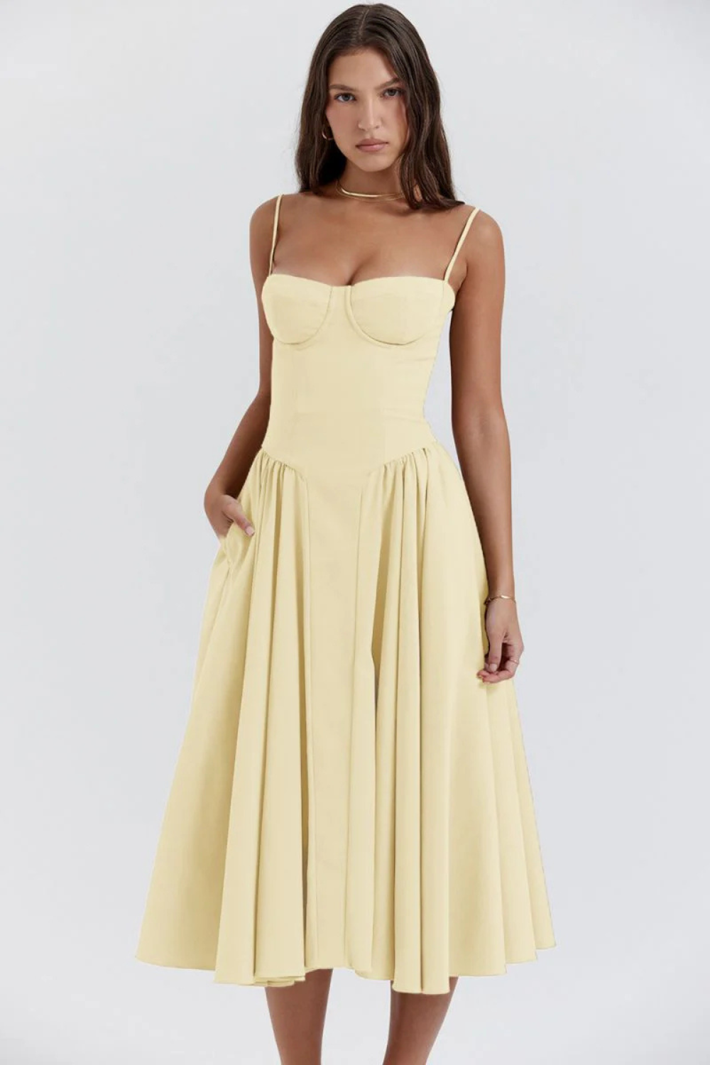 Robe d'été Flatteuse Pour Femme | Midi