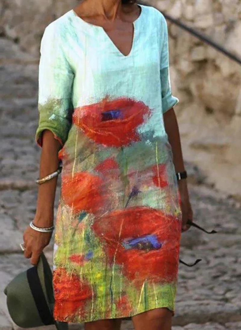 Robe d'été Fleurie Pour Femme | Midi