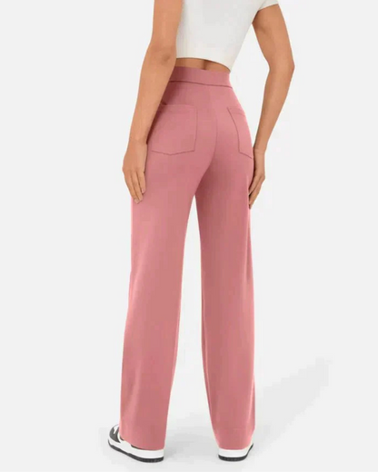 Ines | Pantalon Élastiqué pour femme | Taille haute
