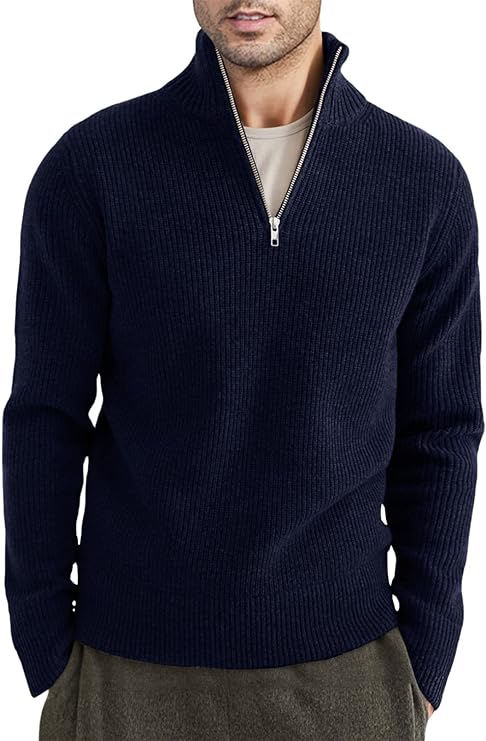 Edgar | Pull Stylé pour Hommes | Fermeture éclair